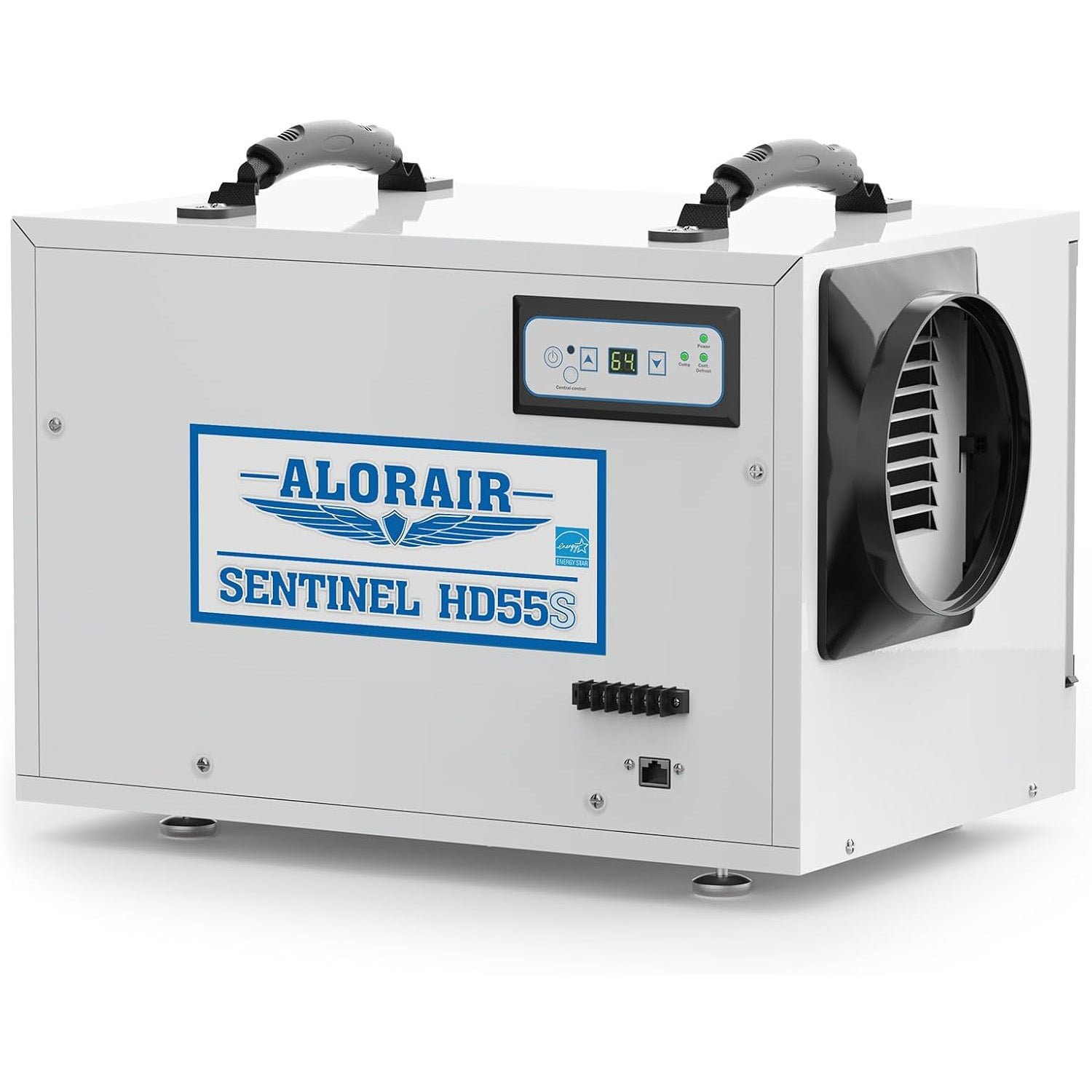 White AlorAir Sentinel HD55S with two top handles